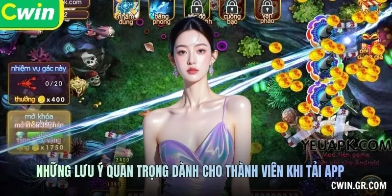 Những lưu ý quan trọng dành cho thành viên khi tải app